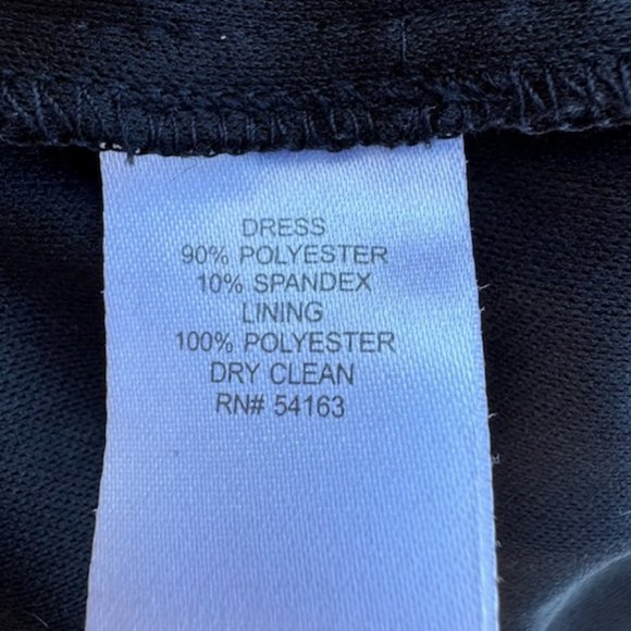 Jessica Simpson Black Layered Lace One Shoulder Dress Black Size 10 - Picture 8 of 10